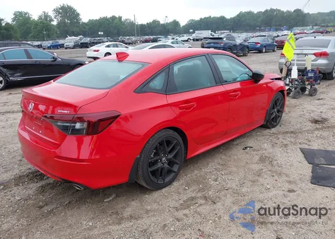 2025 Honda Civic Sport z USA, uszkodzony, nr VIN 2HGFE2F52SH523711